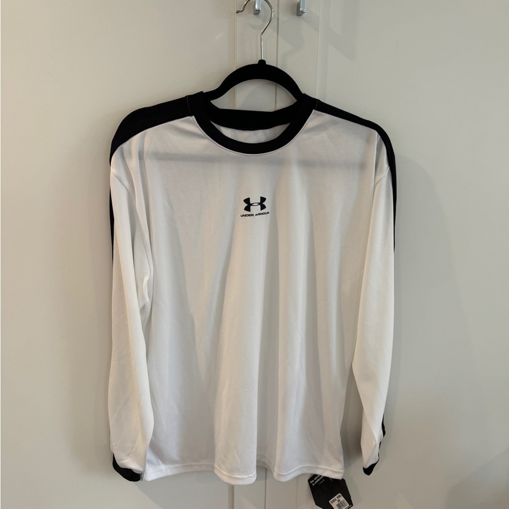 (2) N - Under Armour, White Mens Shirt Size SM